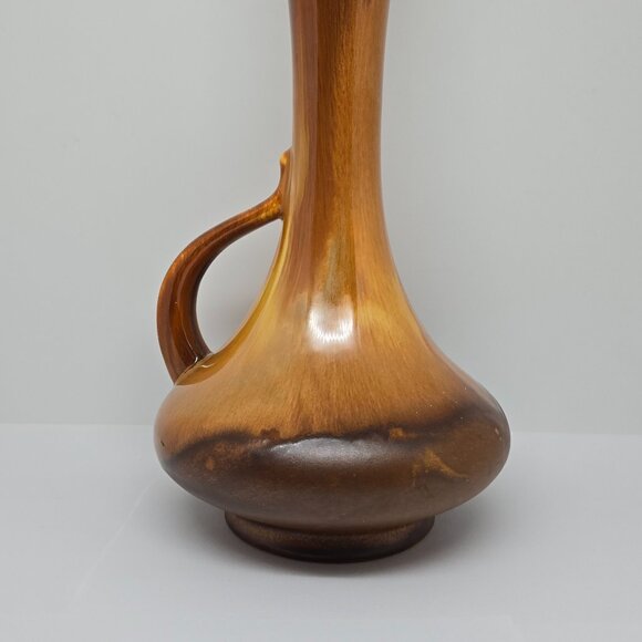 Royal Haeger Ewer, Drip Glaze Brown / Yellow Vase, 1955, USA - Picture 11 of 11